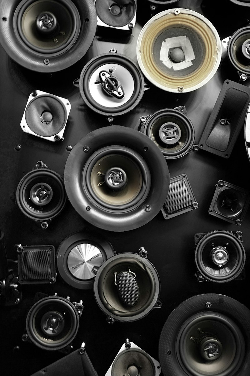 Selection of car audio speakers